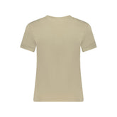 Guess Jeans Beige Cotton Women T-Shirt